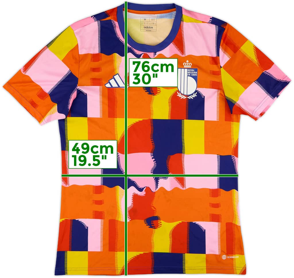 2022-24 Belgium adidas Pre-Match Training Shirt - 7/10 - (M)