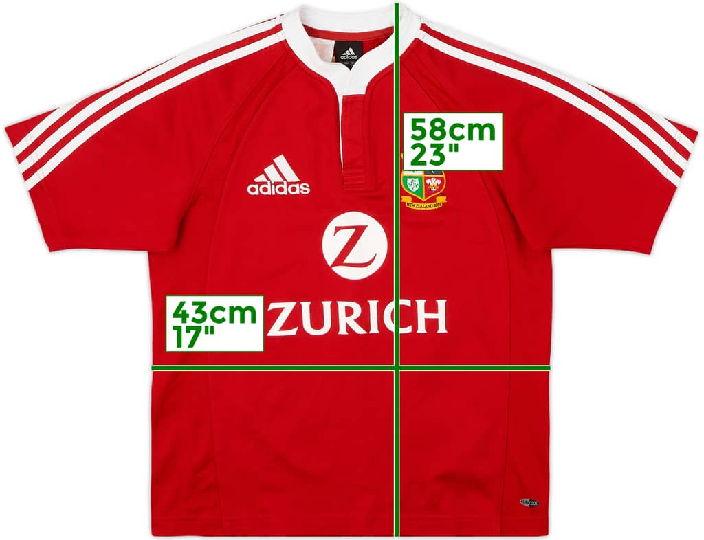 2005 British & Irish Lions Home Shirt - 8/10 - (L.Boys)