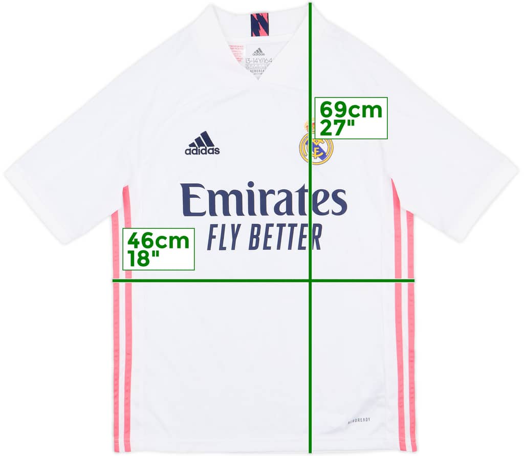 2020-21 Real Madrid Home Shirt - 6/10 - (L.Boys)