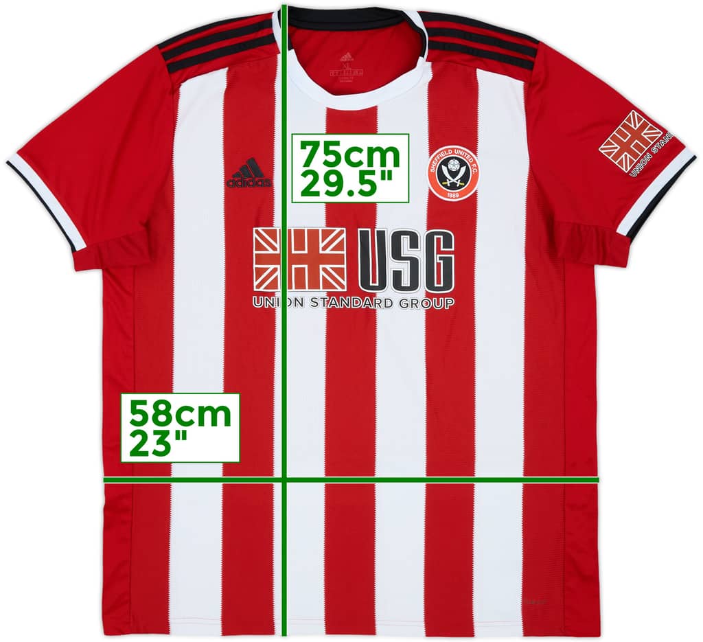 2019-20 Sheffield United Home Shirt - 8/10 - (XL)