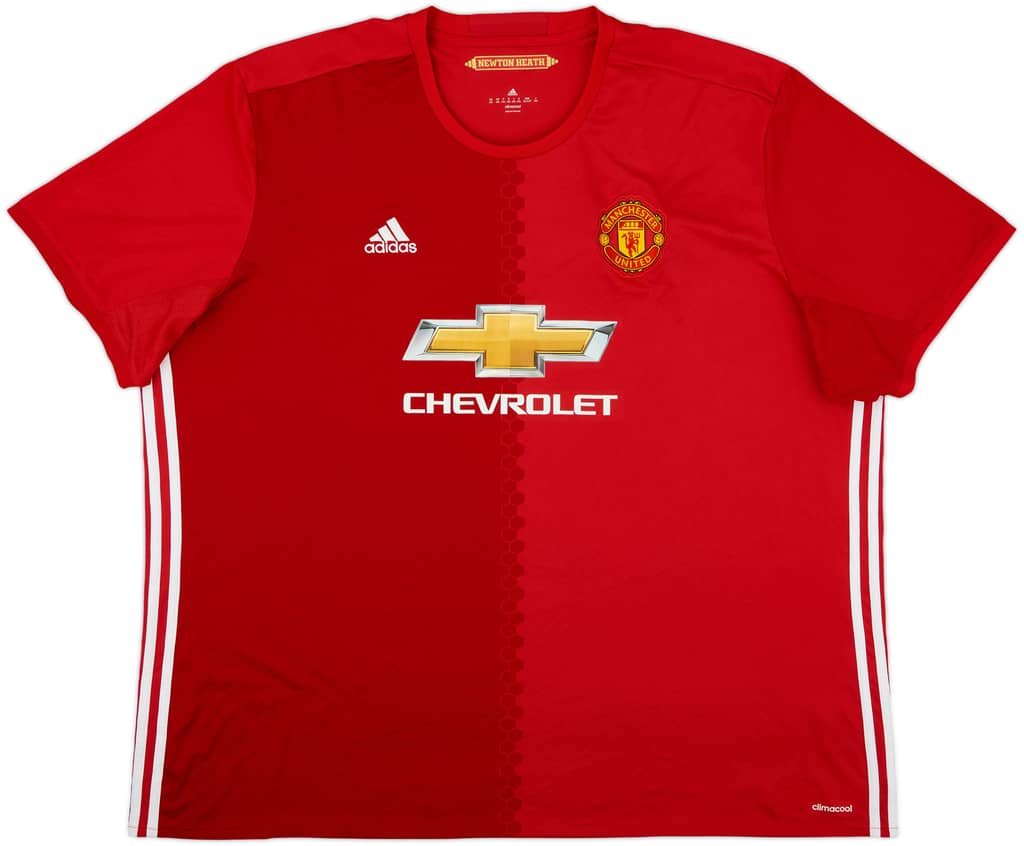 2016-17 Manchester United Home Shirt - 8/10 - (4XL)