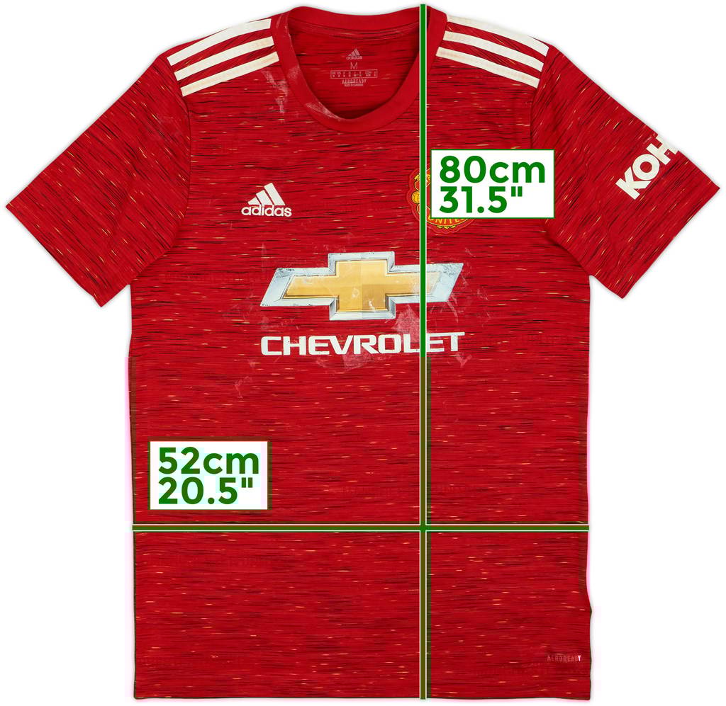 2020-21 Manchester United Home Shirt - 4/10 - (M)