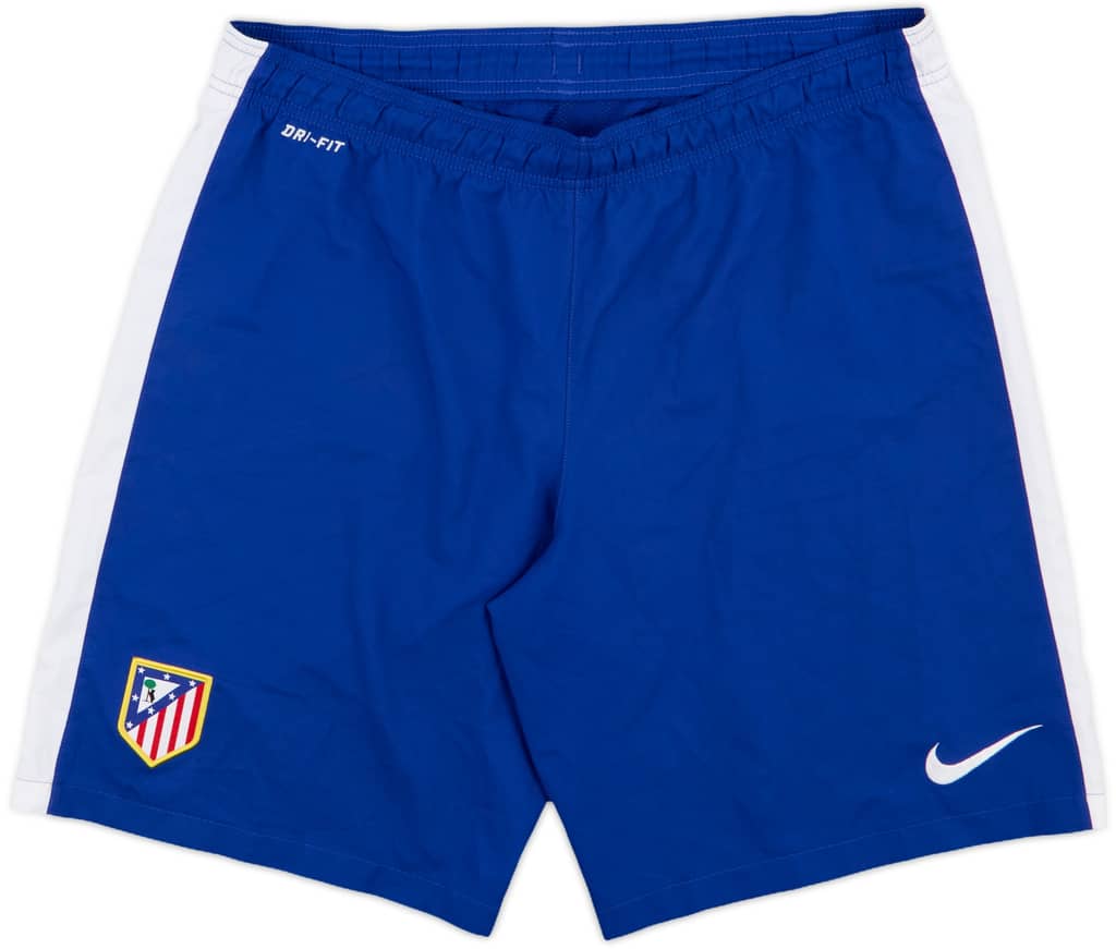 2014-15 Atletico Madrid Home Shorts - 10/10 - (L)