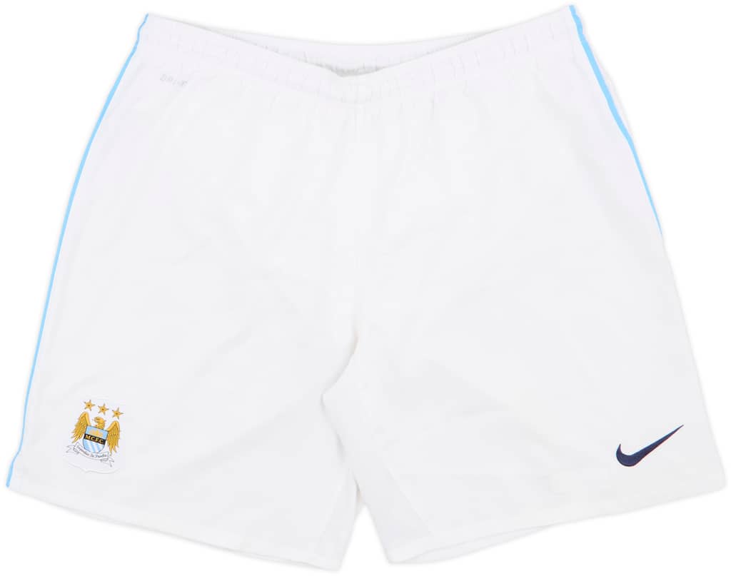 2013-14 Manchester City Home Shorts - 6/10 - (XL)