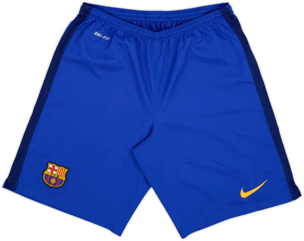 2015-16 Barcelona Away Shorts - 9/10 - (M)