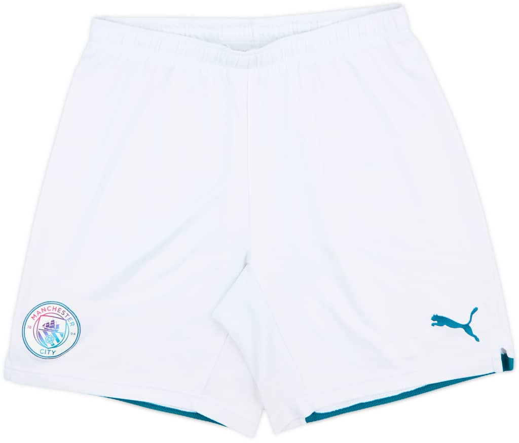 2021-22 Manchester City Away Shorts - 8/10 - (L)