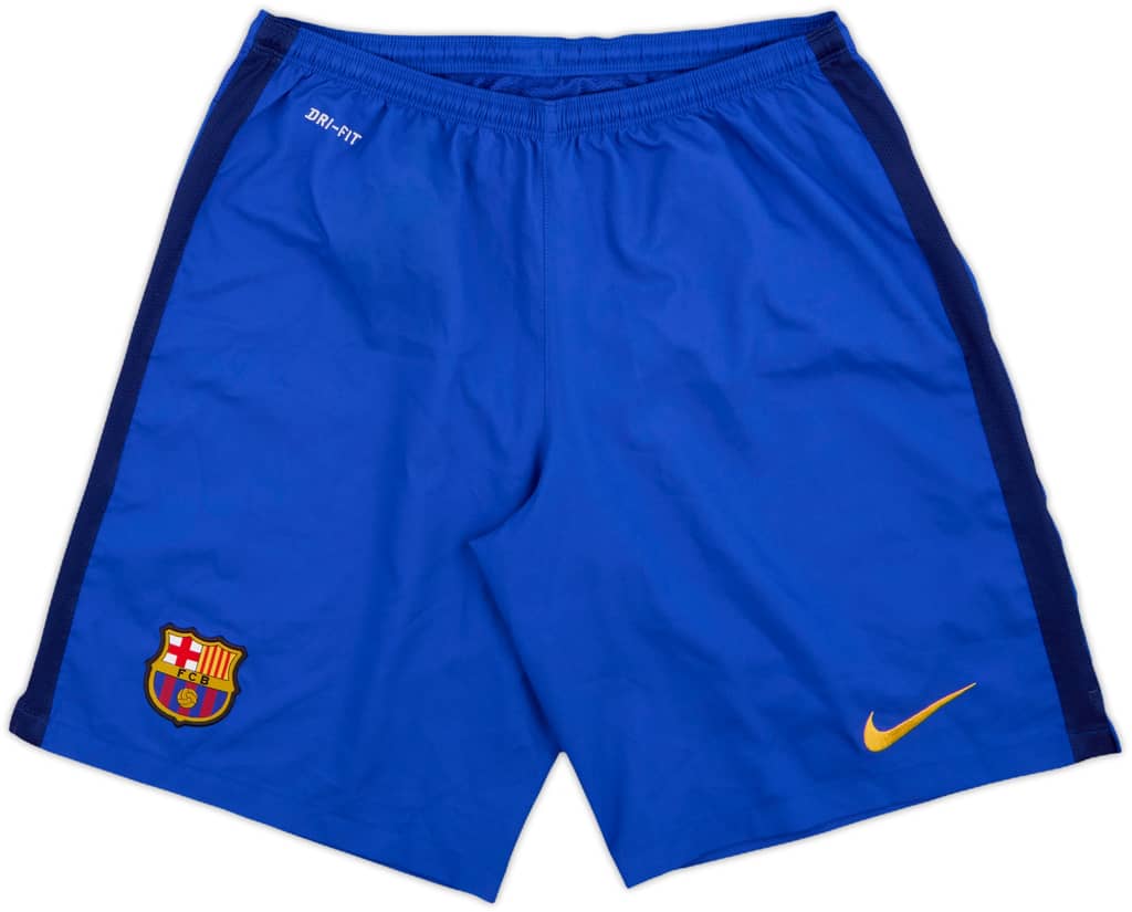 2015-16 Barcelona Away Shorts - 9/10 - (M)