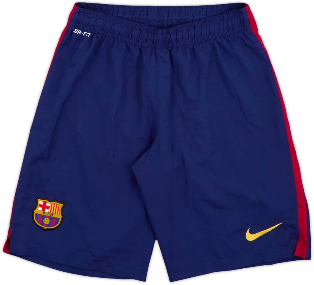 2014-15 Barcelona Home Shorts - 8/10 - (S)