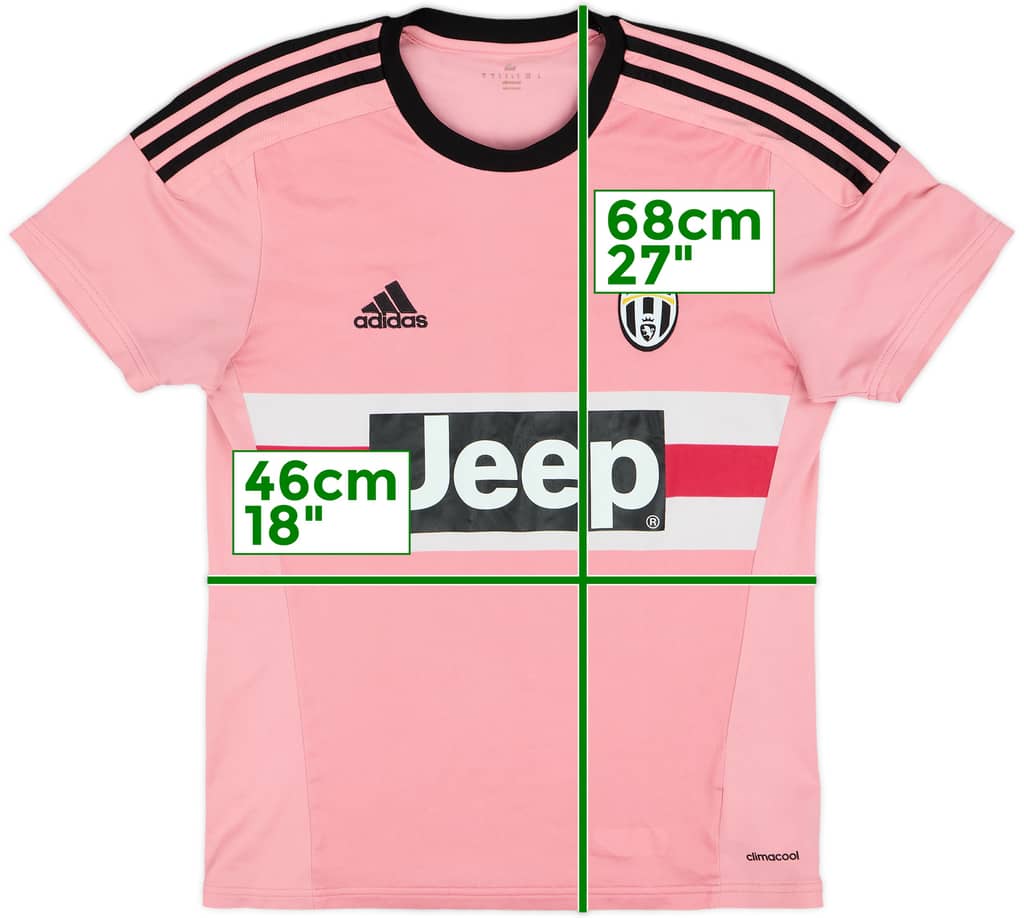 2015-16 Juventus Away Shirt - 5/10 - (S)