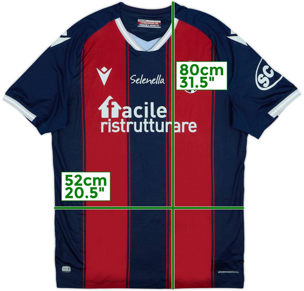 2020-21 Bologna Home Shirt - 10/10 - (XL)