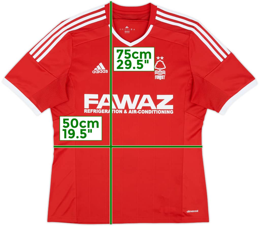 2014-15 Nottingham Forest Home Shirt - 7/10 - (L)