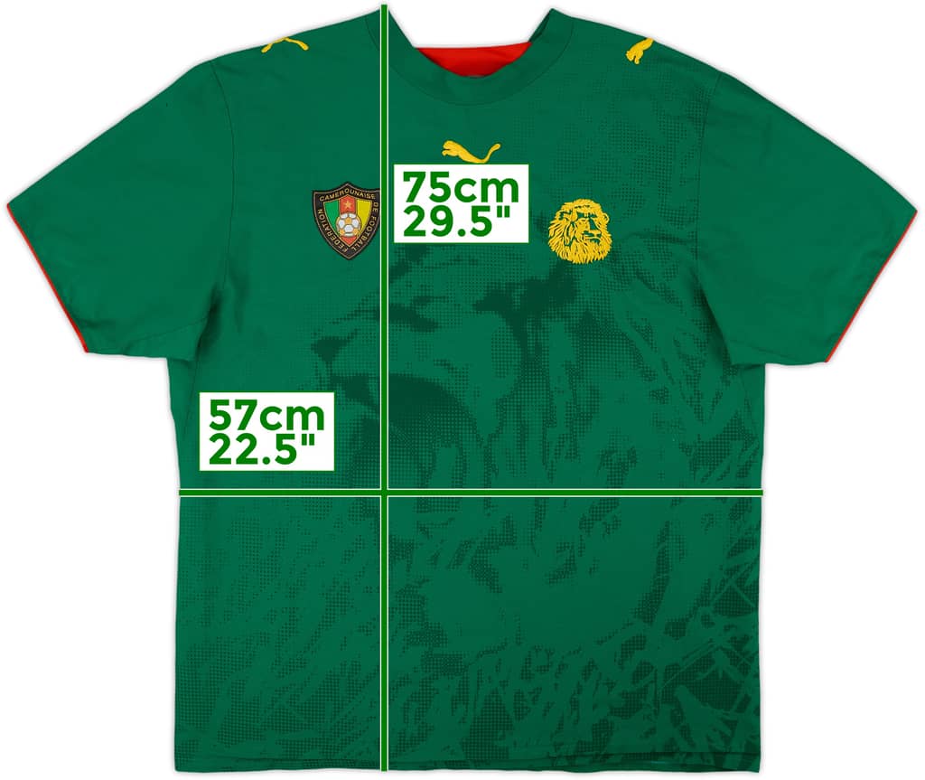 2006-08 Cameroon Home Shirt - 8/10 - (L)