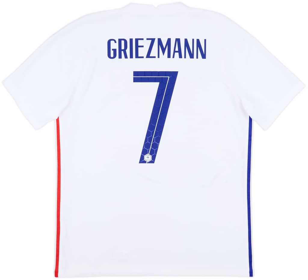 2020-21 France Away Shirt Griezmann #7 - 8/10 - (S)