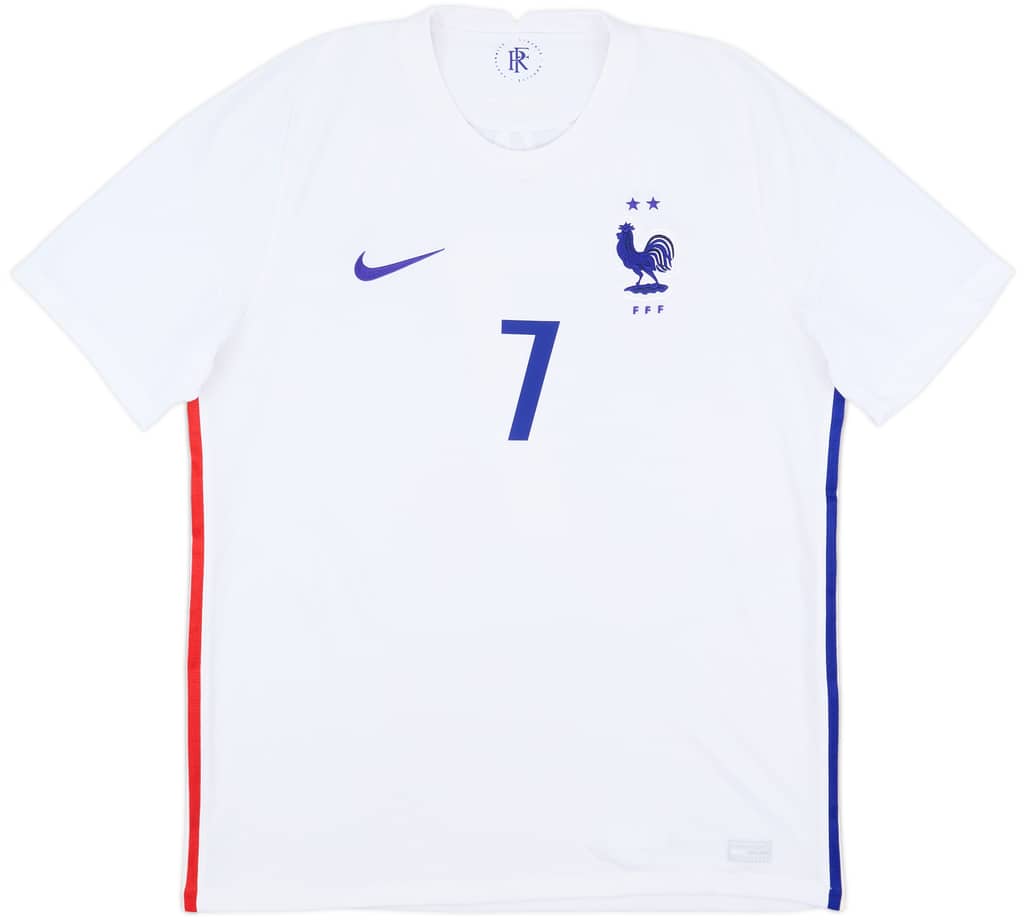 2020-21 France Away Shirt Griezmann #7 - 8/10 - (S)