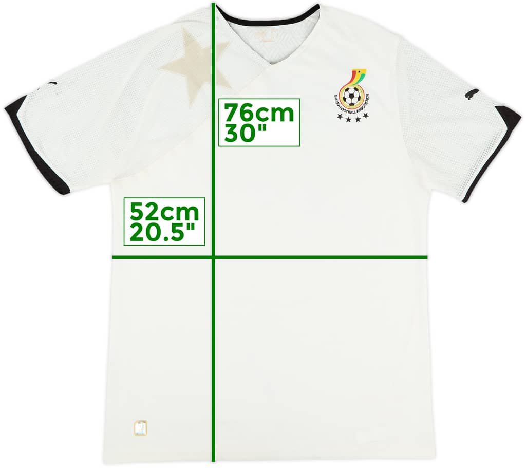 2010-11 Ghana Home Shirt - 7/10 - (L)