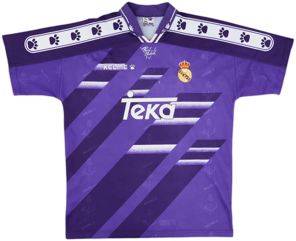 1994-96 Real Madrid Away Shirt - 9/10 - (L)