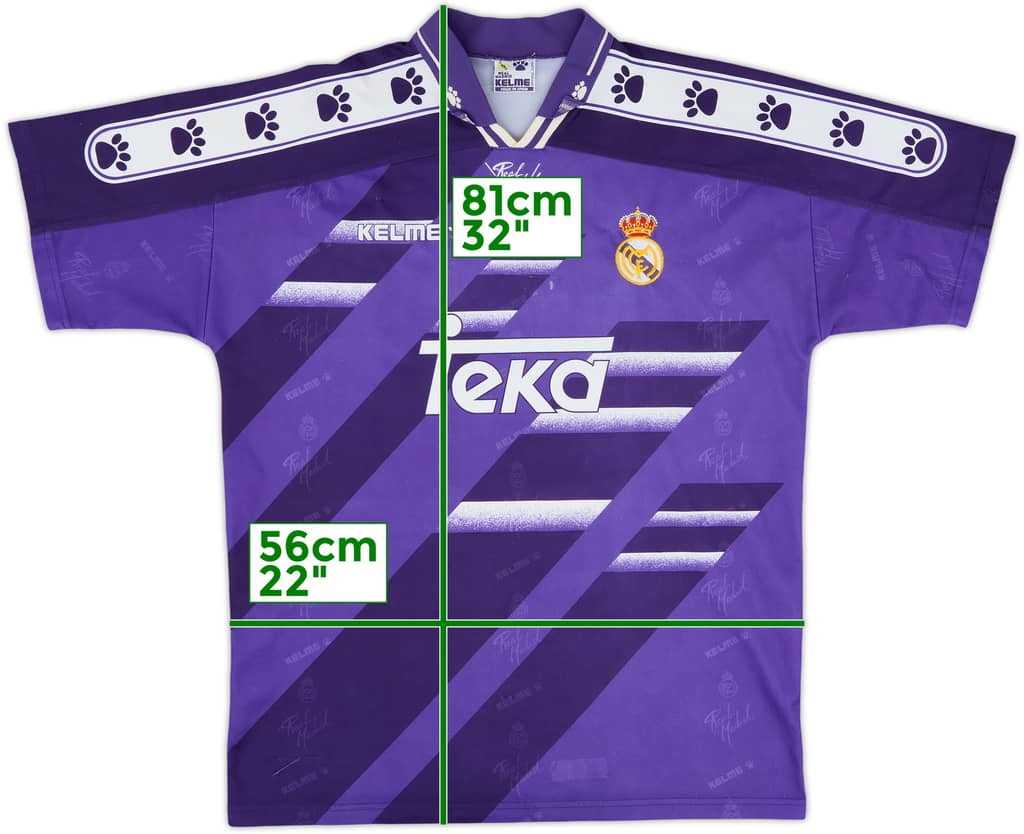 1994-96 Real Madrid Away Shirt - 9/10 - (L)