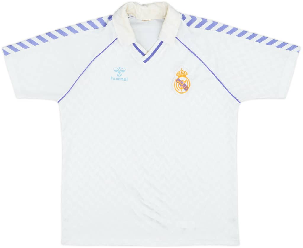 1986-88 Real Madrid Home Shirt - 6/10 - (M)