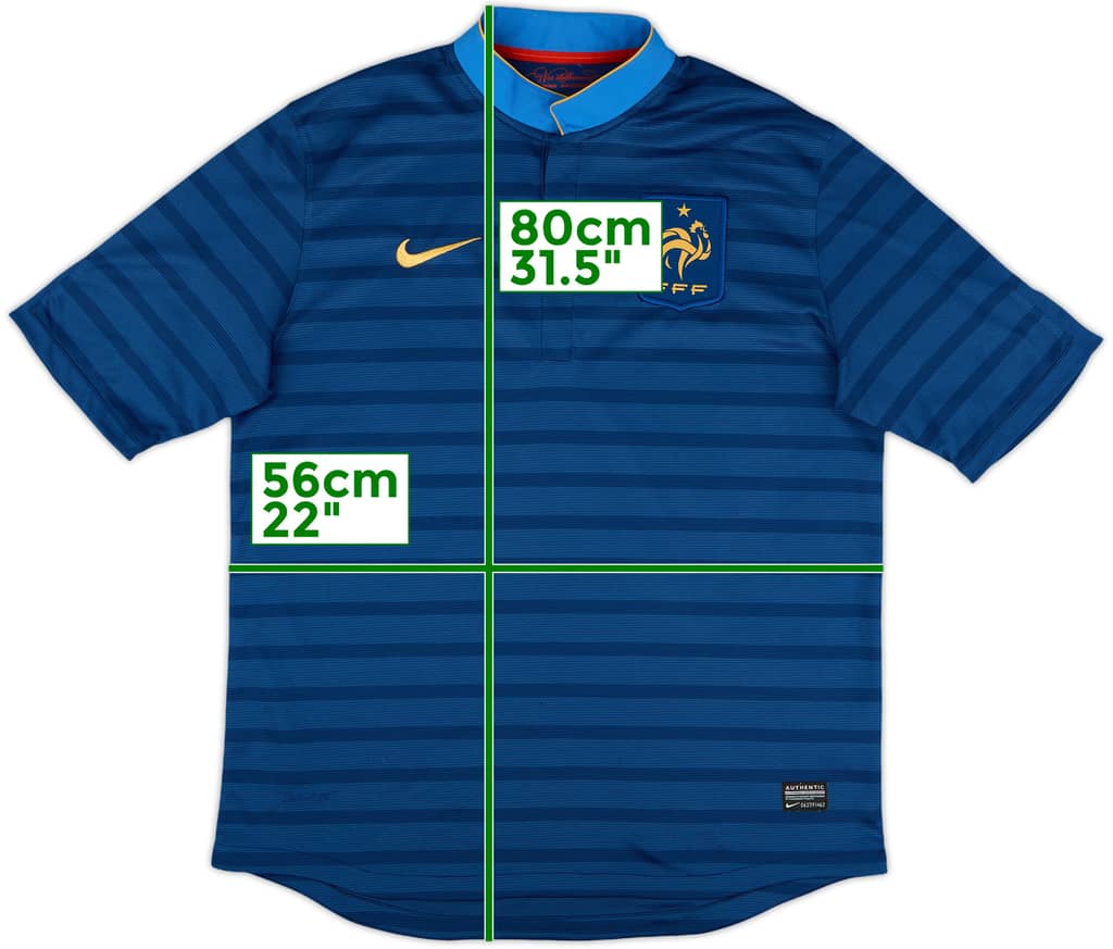 2012-13 France Home Shirt - 8/10 - (L)