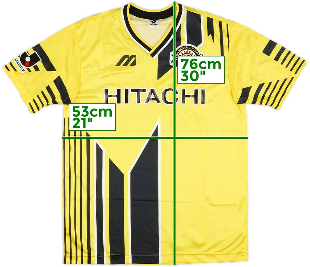 1995-96 Kashiwa Reysol Home Shirt - 8/10 - (L)