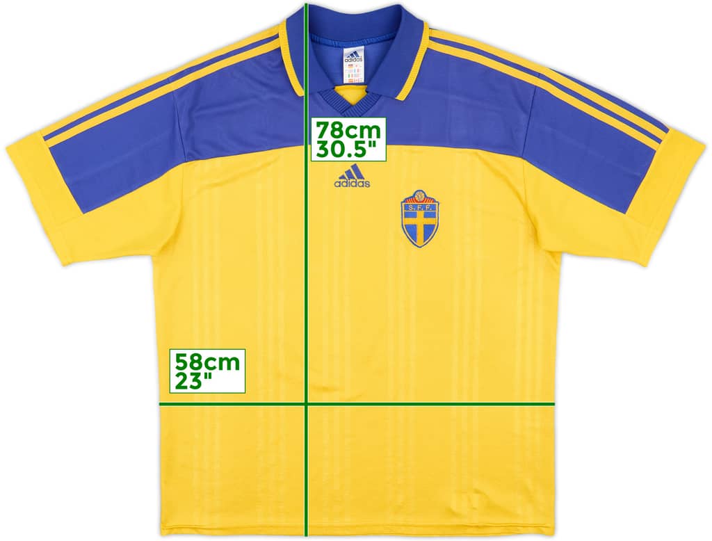 2000-01 adidas Template (Sweden) - 8/10 - (L)