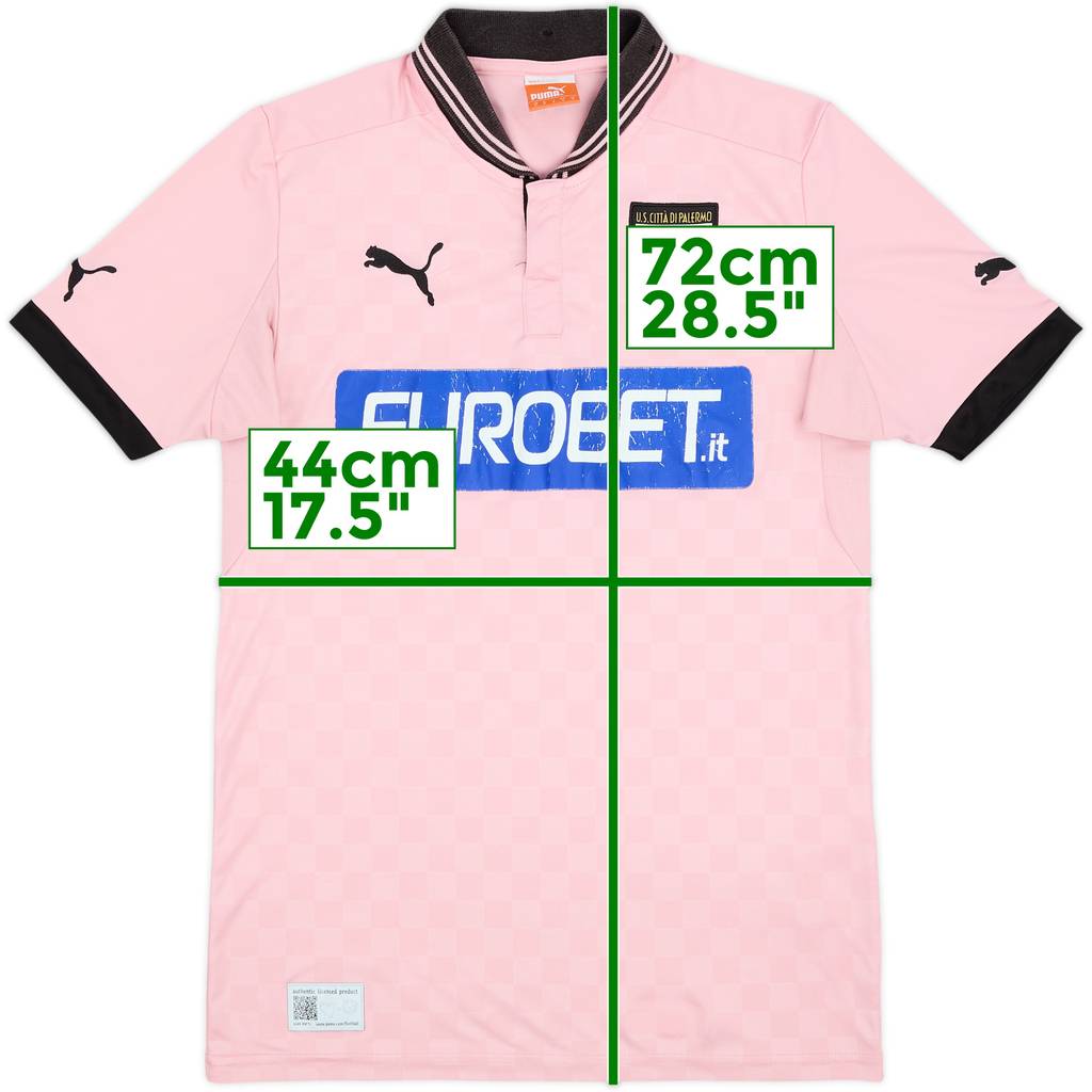2012-13 Palermo Home Shirt - 5/10 - (S)