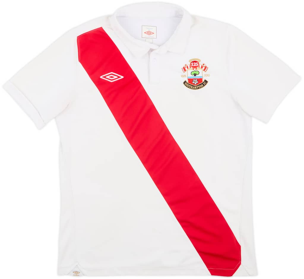 2010-11 Southampton 125 Years Home Shirt - 7/10 - (S)