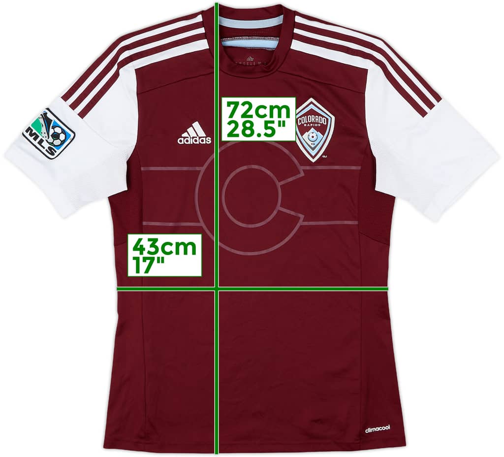 2013-14 Colorado Rapids Home Shirt - 8/10 - (S)