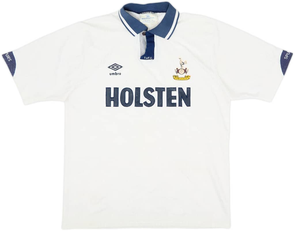 1991-93 Tottenham Camiseta Local - 6/10 - (L)