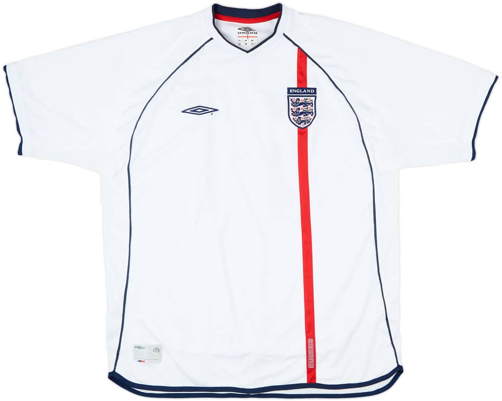 2001-03 England Home Shirt #5-1 - 8/10 - (XXL)
