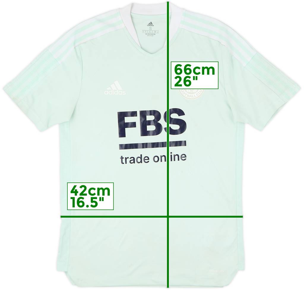 2021-22 Leicester adidas Training Shirt - 6/10 - (S)