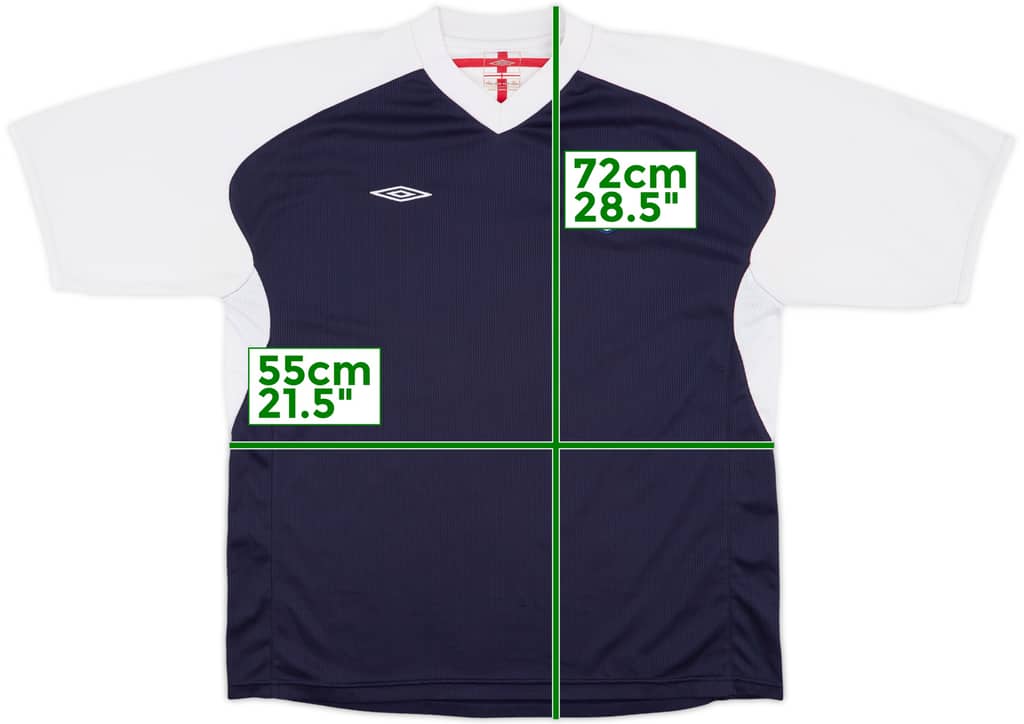 2004-06 England Umbro Training Shirt - 8/10 - (L)