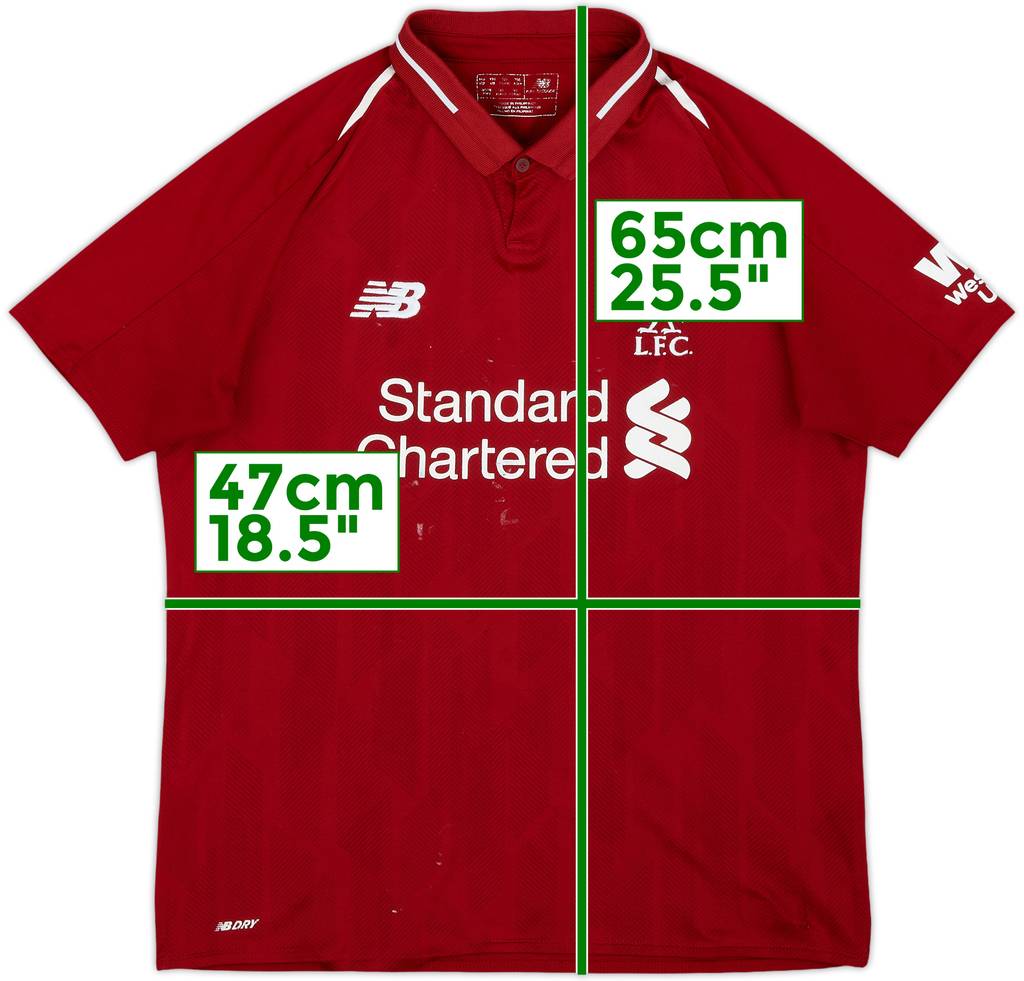 2018-19 Liverpool Home Shirt - 5/10 - (XL.Boys)