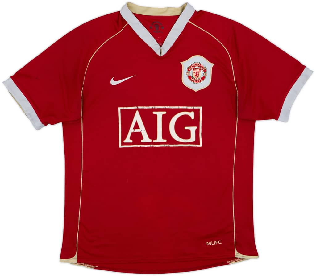 2006-07 Manchester United Home Shirt - 4/10 - (M)