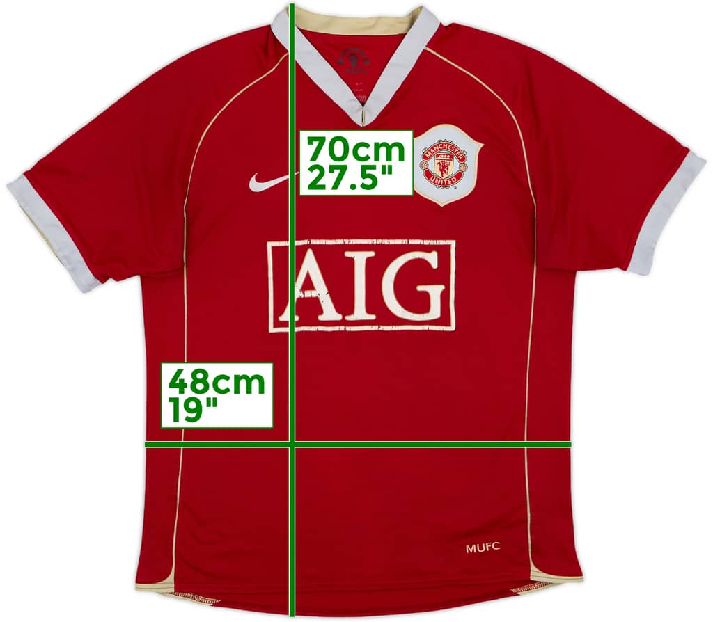 2006-07 Manchester United Home Shirt - 4/10 - (M)