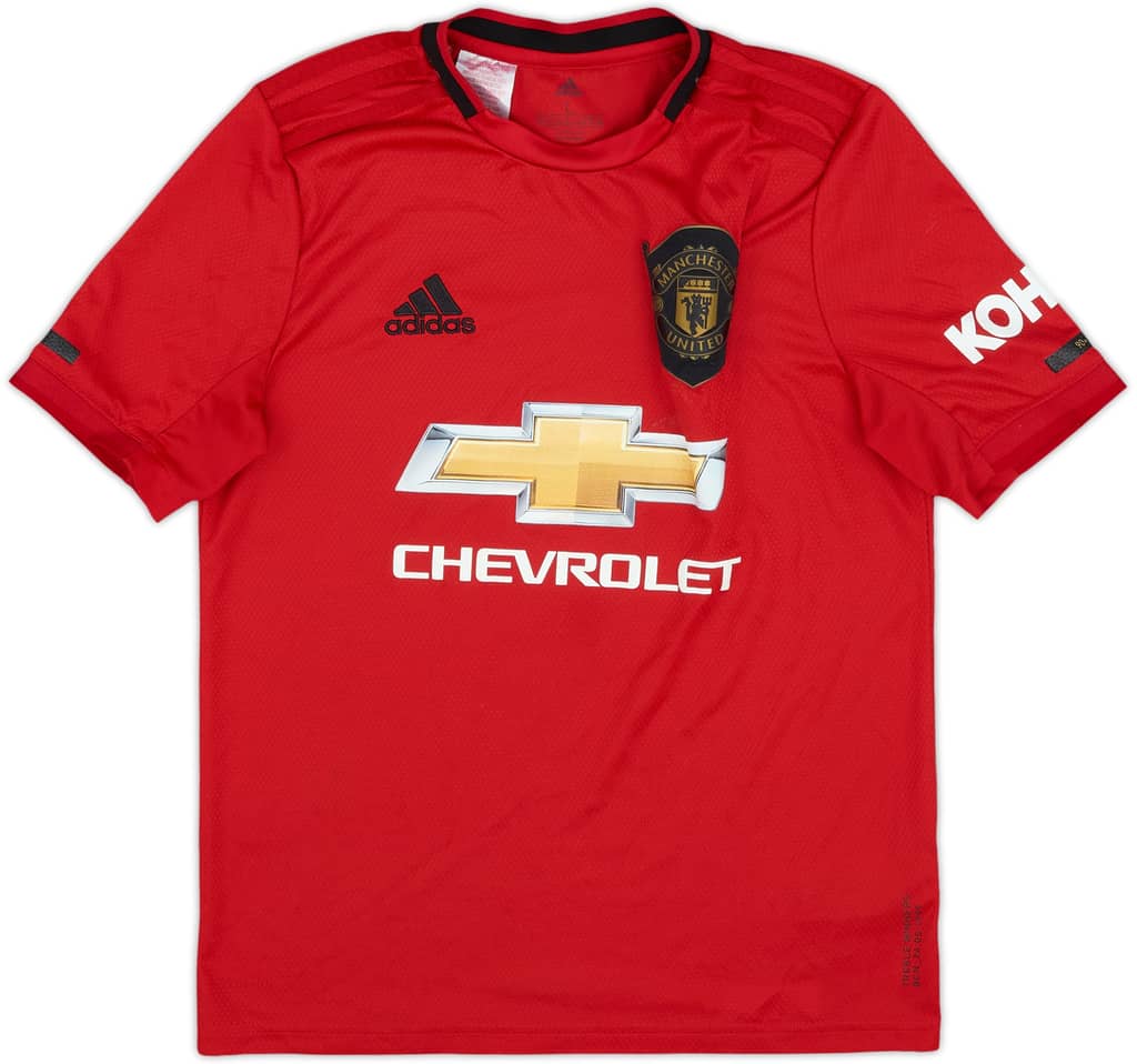 2019-20 Manchester United Home Shirt - 5/10 - (L.Boys)
