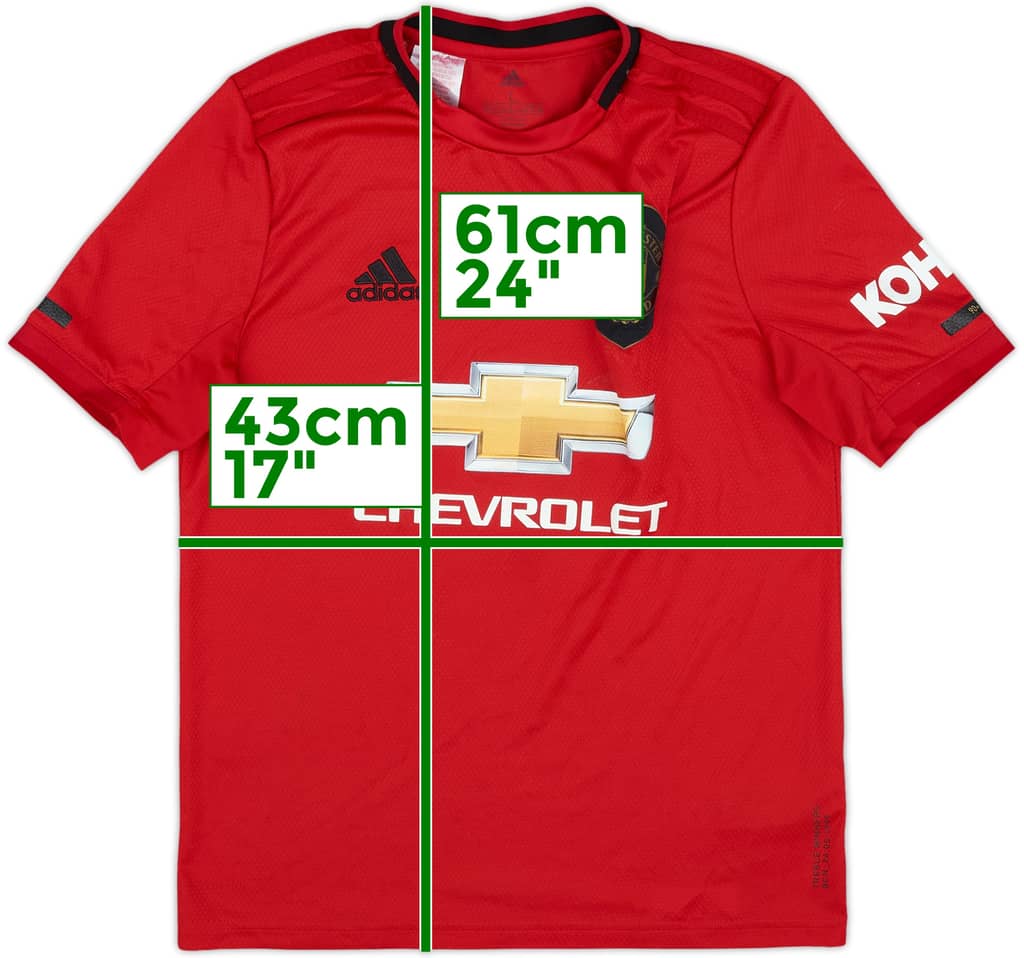 2019-20 Manchester United Home Shirt - 5/10 - (L.Boys)