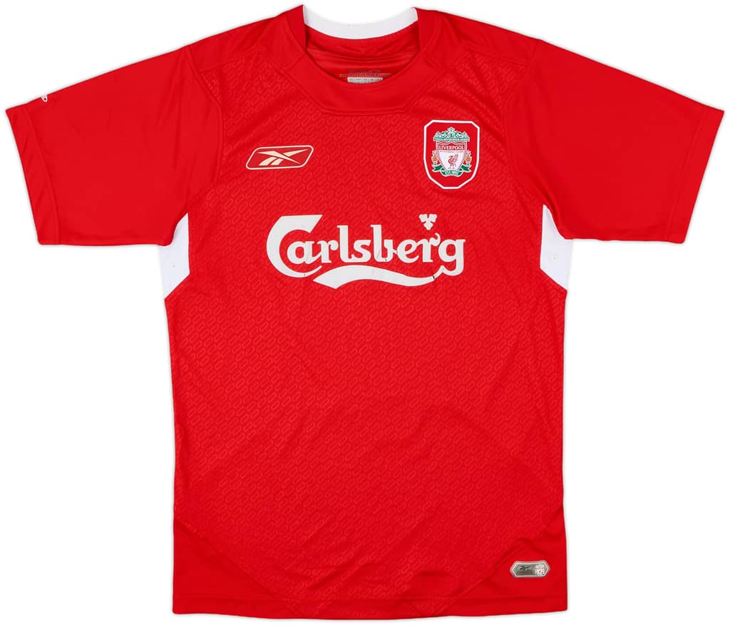 2004-06 Liverpool Home Shirt - 5/10 - (XS)