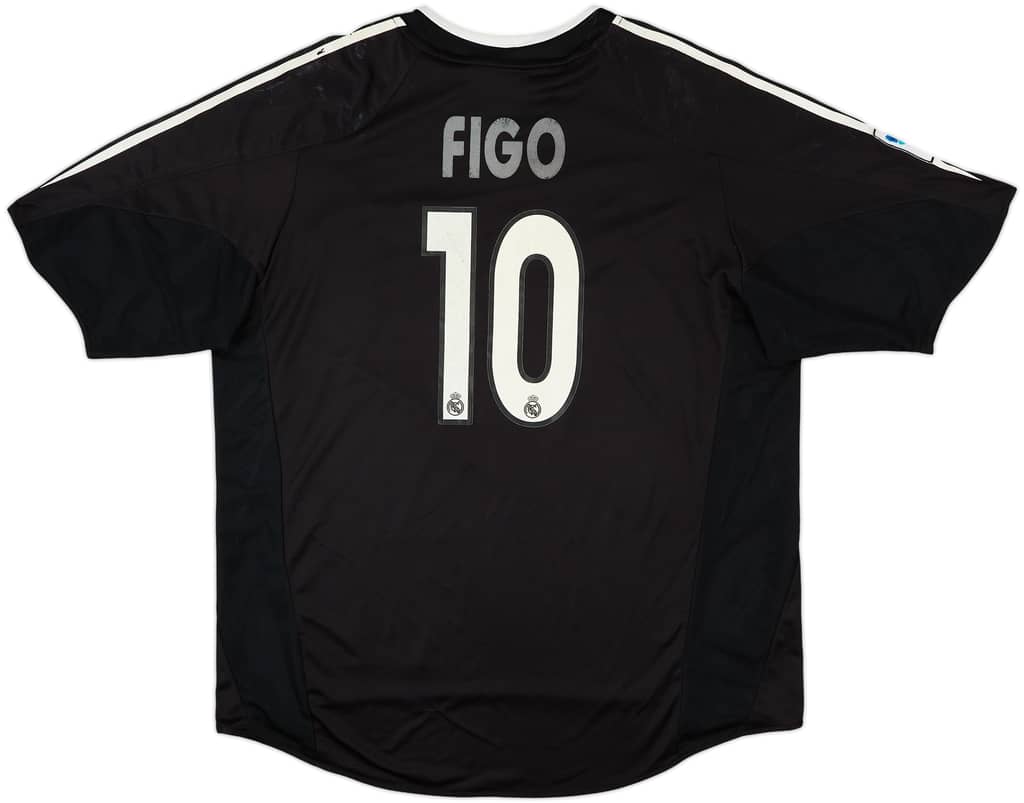 2004-05 Real Madrid Away Shirt Figo #10 - 4/10 - (XL)