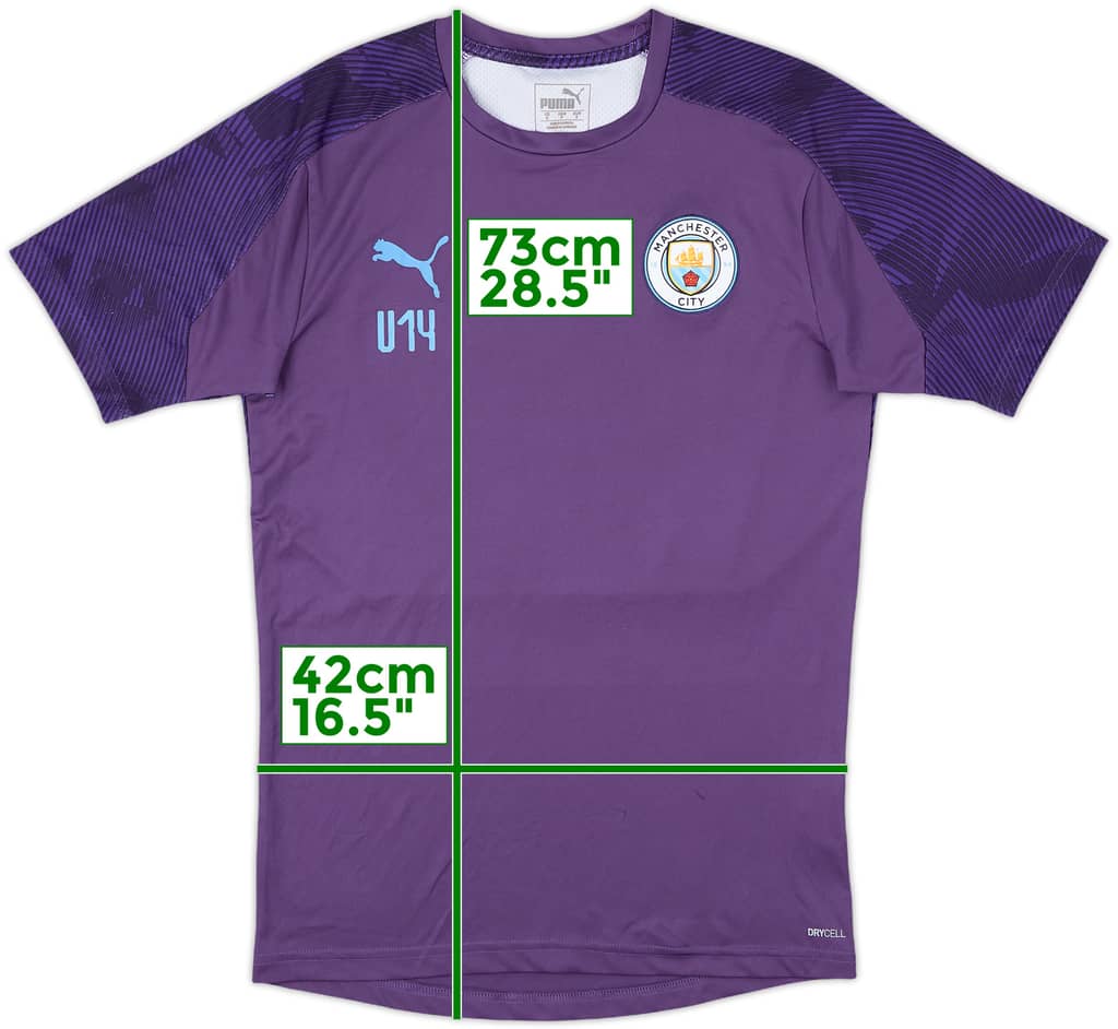 2019-20 Manchester City U14 Player Issue Training Shirt - 7/10 - (S)