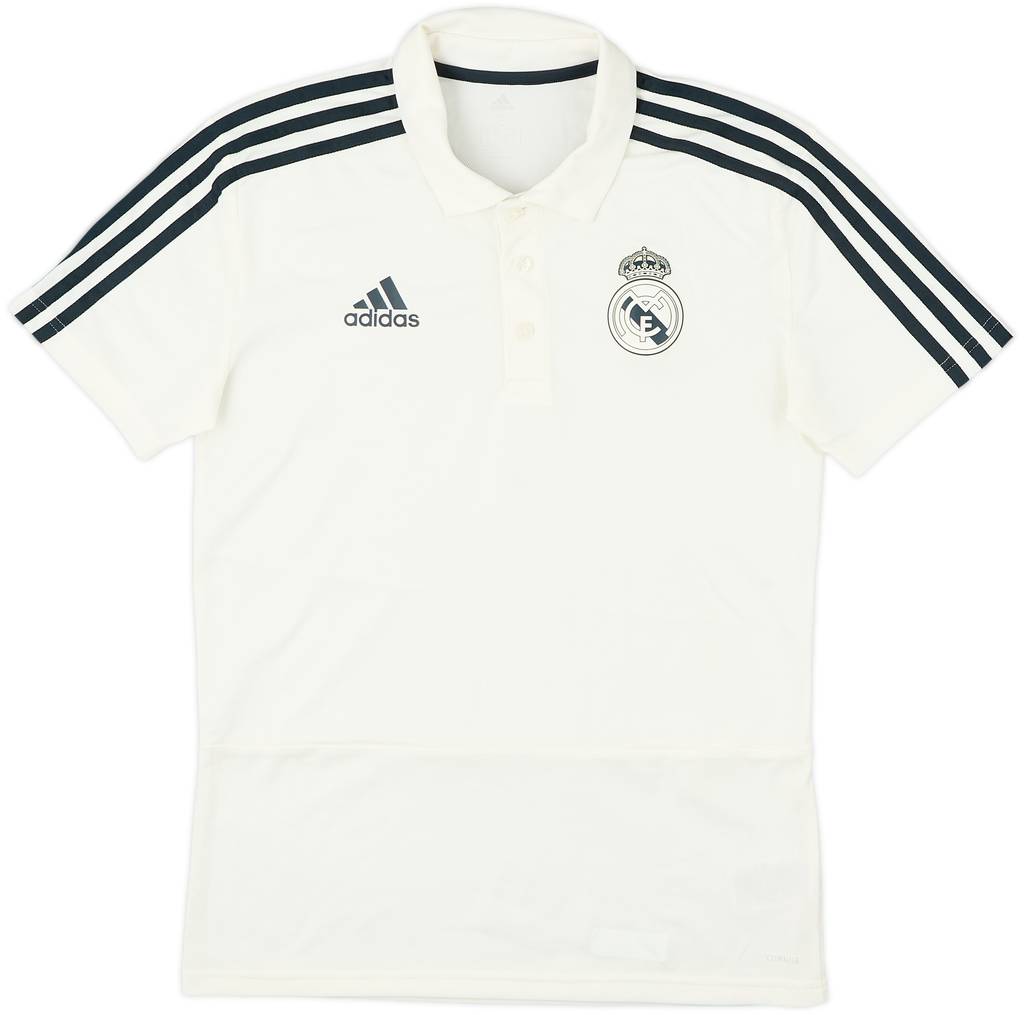 2018-19 Real Madrid adidas Polo Shirt - 8/10 - (S)