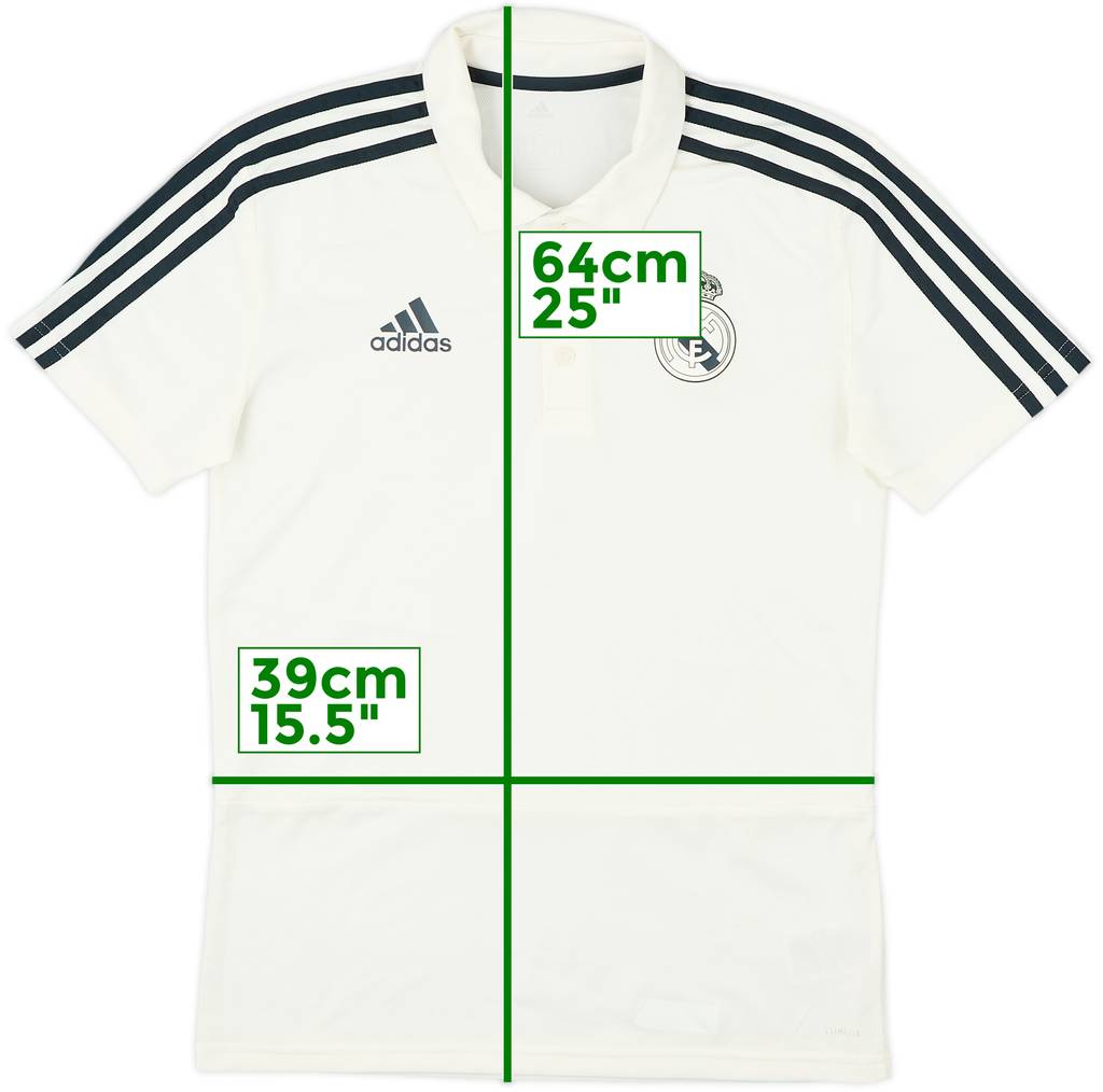2018-19 Real Madrid adidas Polo Shirt - 8/10 - (S)