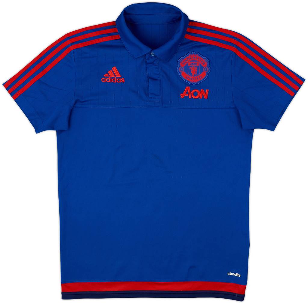 2015-16 Manchester United adidas Polo Shirt - 6/10 - (S)