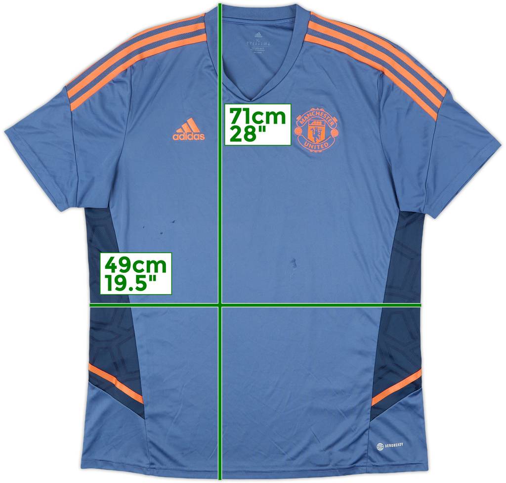 2022-23 Manchester United adidas Training Shirt - 5/10 - (XL)