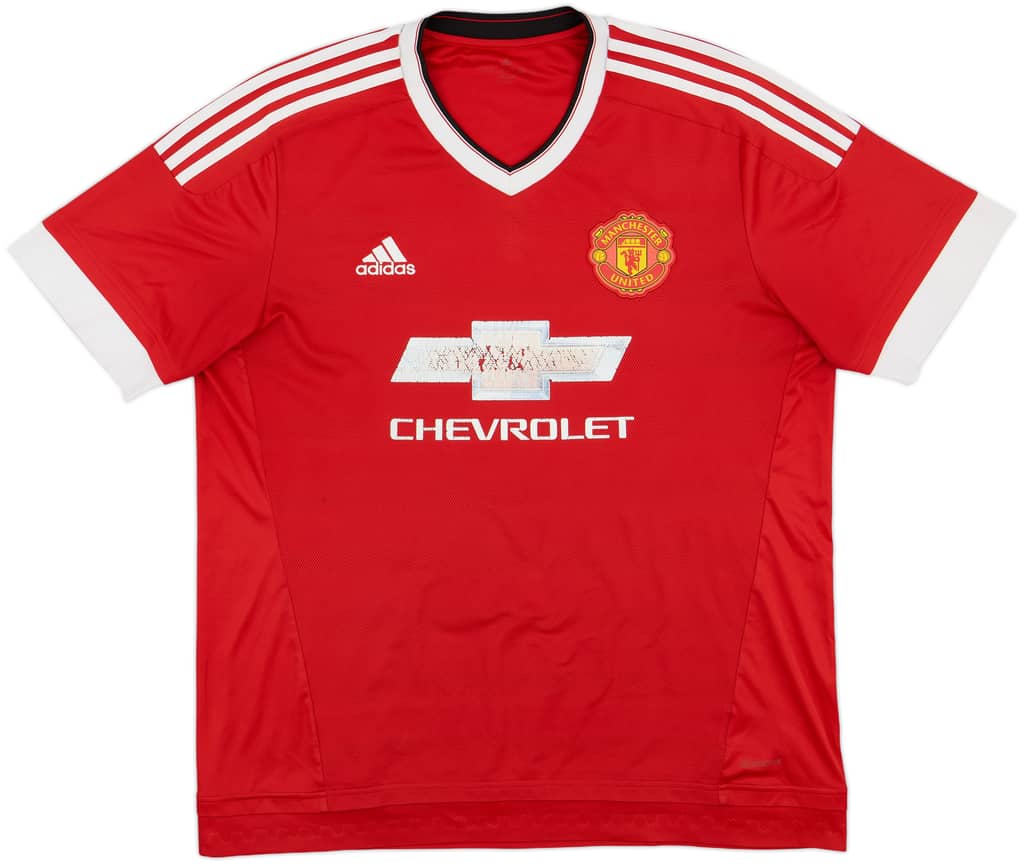 2015-16 Manchester United Home Shirt - 5/10 - (XL)