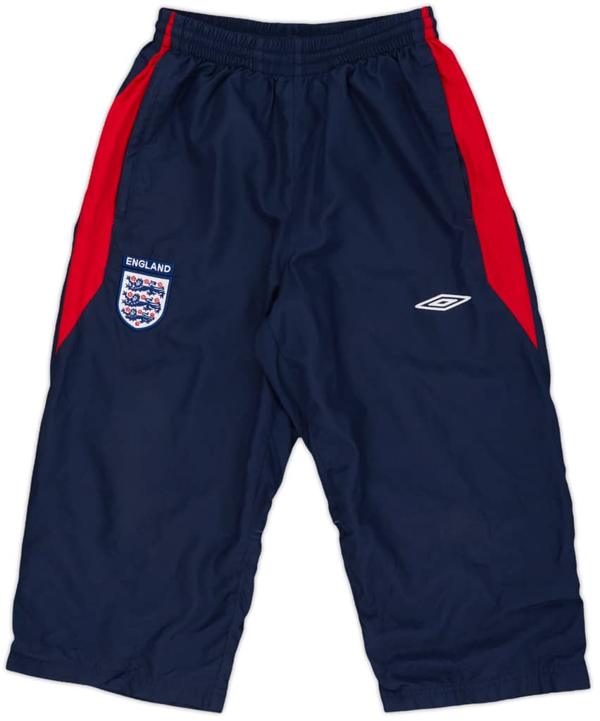 2005-07 England Umbro 3/4 Track Pants/Bottoms - 9/10 - (S)
