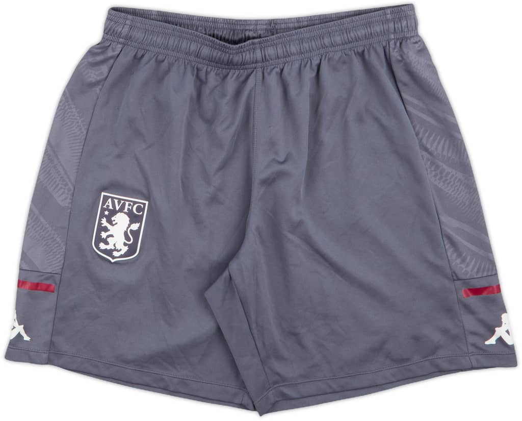 2020-21 Aston Villa Kappa Training Shorts - 5/10 - (XL)