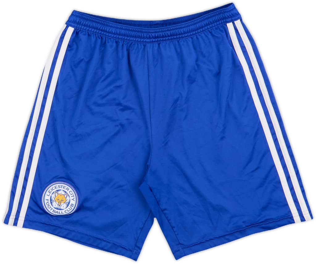 2018-19 Leicester Home Shorts - 3/10 - (L.Boys)