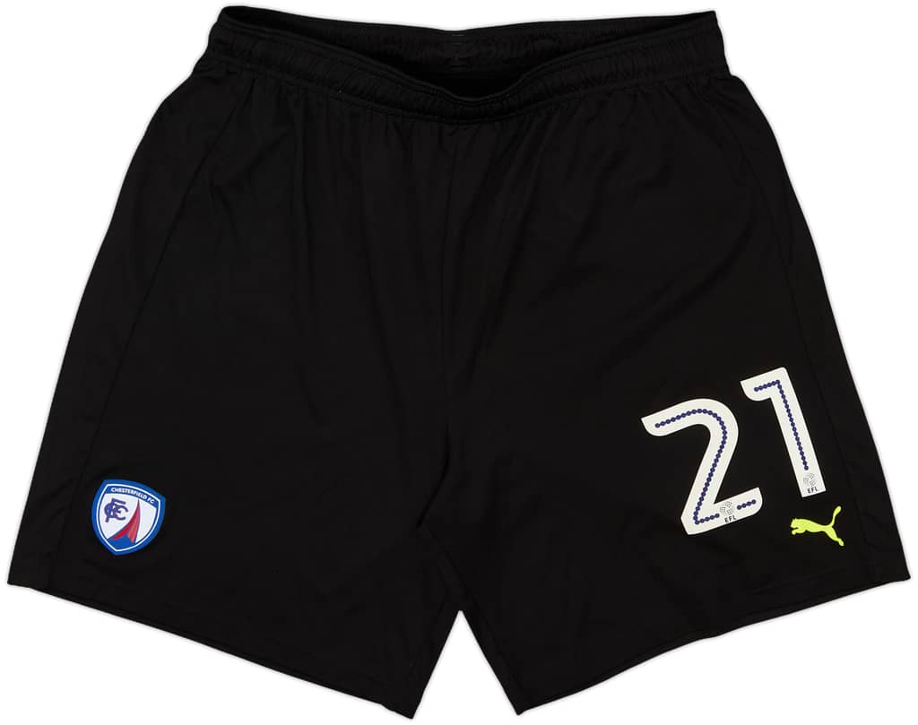 2017-18 Chesterfield Player Issue Puma Training Shorts #21 - 10/10 - (L)