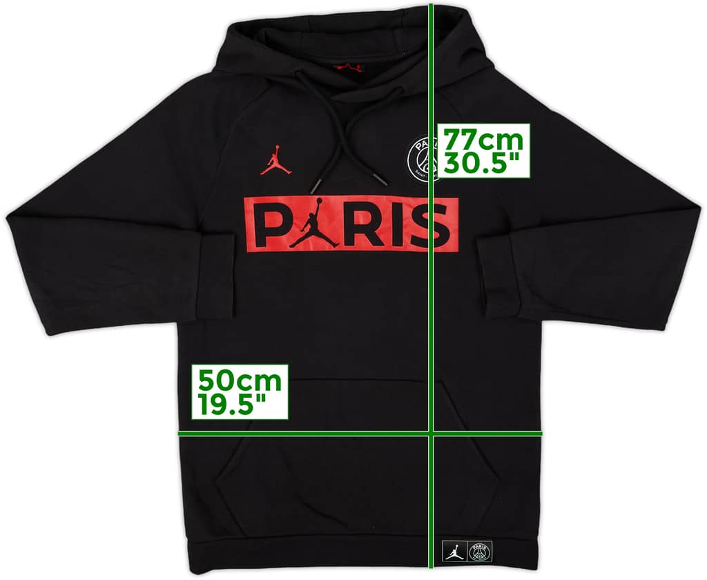 2020-21 Paris Saint-Germain Jordan Hooded Sweat Top - 10/10 - (S)